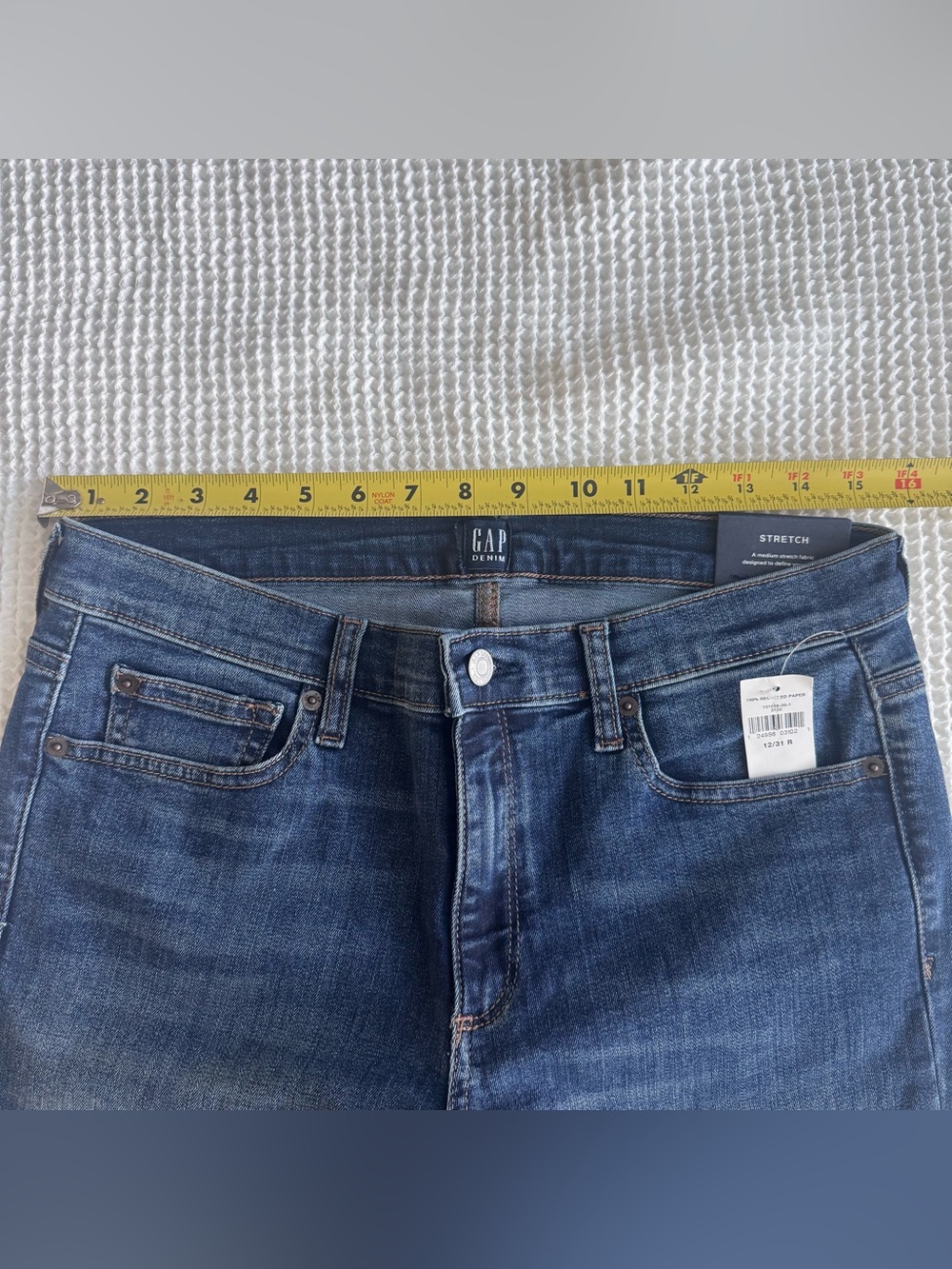 NWT GAP Perfect Boot Jeans Mid Rise Stretch Denim Size 31 Regular 12/31 R - Picture 5 of 13